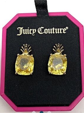NEW Juicy Couture Pineapple Earrings